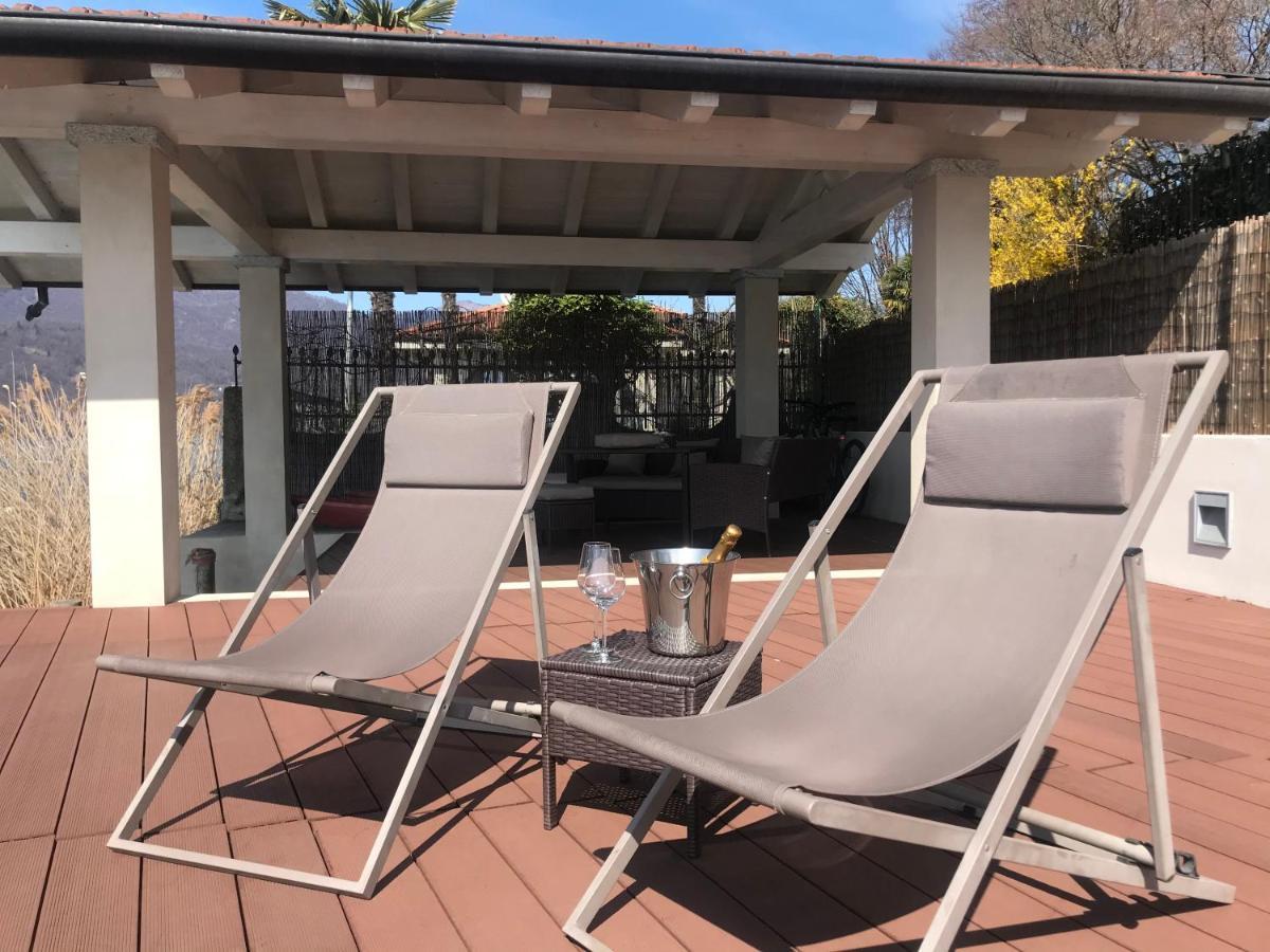 La Playa Cottage Con Spiaggia Privata Pettenasco Luaran gambar