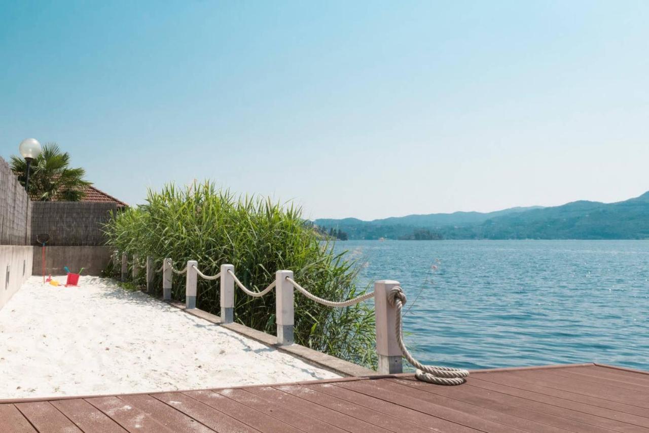 La Playa Cottage Con Spiaggia Privata Pettenasco Luaran gambar